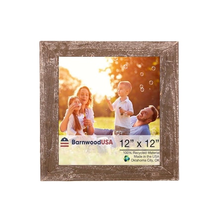 Barnwoodusa Rustic Farmhouse Reclaimed 12x12 Picture Frame (Expresso) 672713219620